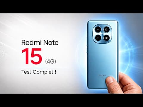 Xiaomi Redmi Note 15 (4G) - Test Complet