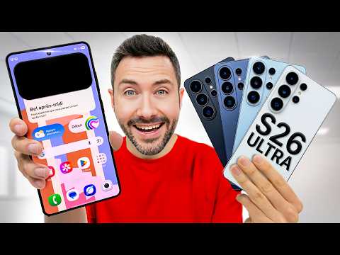 J'ai les Galaxy S26, S26+ et Ultra ! (je suis choqué)