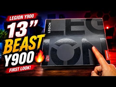 Lenovo Legion Y900 Unboxing &amp; review! tablet PC is back, with the first batch of 13-inch models!