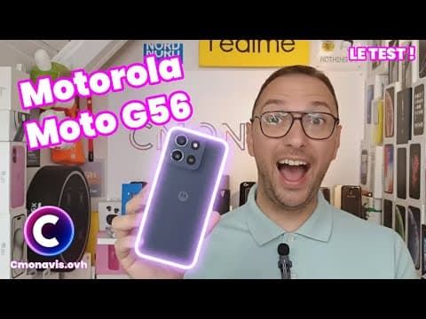 J'ai testé le Motorola Moto G56