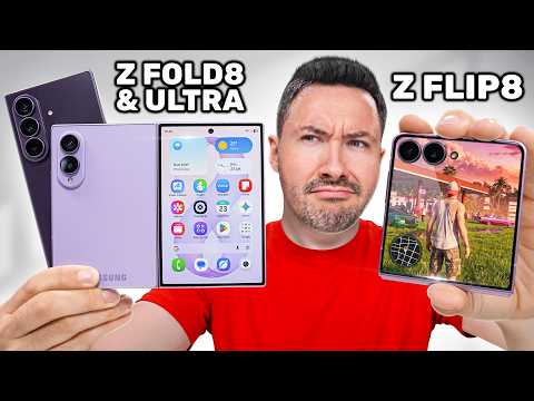 J'ai reçu les Galaxy Z Fold 8, Ultra et Z Flip 8 ! (je suis choqué)
