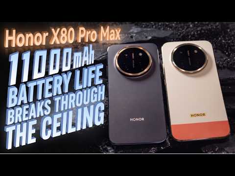 Honor X80 Pro Max Unboxing &amp; Review | 11000mAh Battery Beast | S | Battery Test | Gaming Test | UK