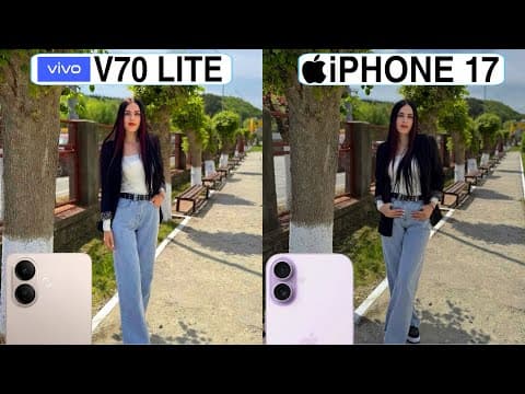 Vivo V70 Lite 5G Vs iPhone 17 Camera Test Comparison 
