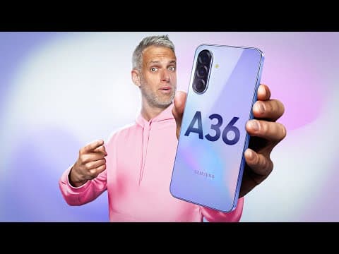 Je Teste l'INCROYABLE Samsung Galaxy A36 5G (et le mot est faible)