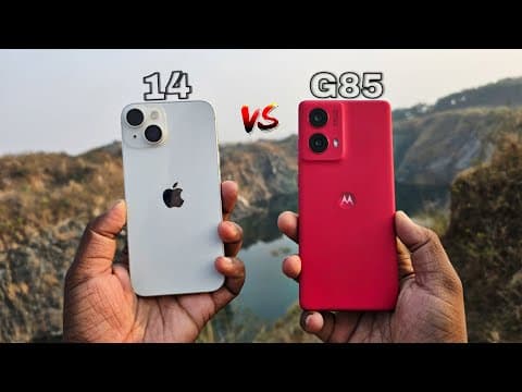 Moto G85 5G vs iPhons 14 Camera Test Comparison 🔥🔥🔥 | JABIR UNbox