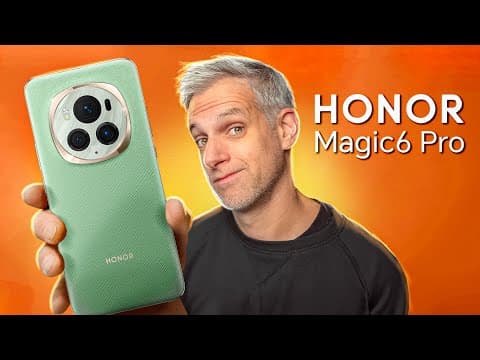 Je teste le SMARTPHONE LE + RAPIDE du MOMENT (HONOR Magic6 Pro)