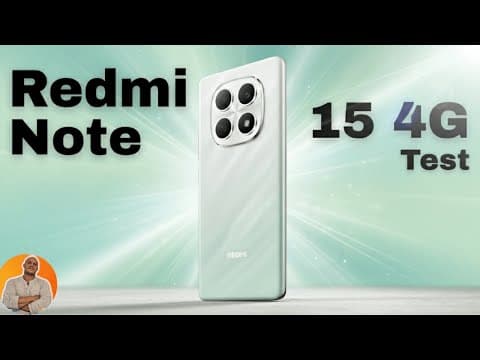 Test Complet Redmi Note 15 4G : Vraiment bien équipé pour le prix ?