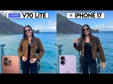 Vivo V70 Lite Vs iPhone 17 Camera Test &amp; Comparison 