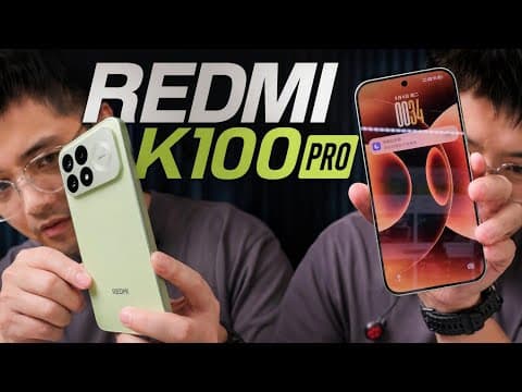 REDMI K100 Pro Hands-On Review! GAMING TEST 🎮