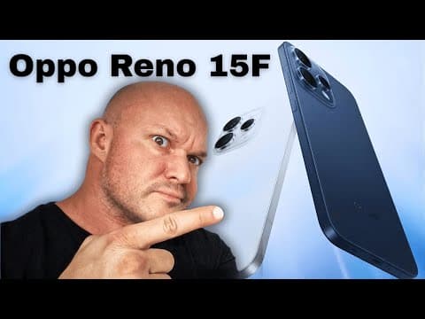 Mon avis sur l'Oppo Reno 15F après 2 semaines TEST