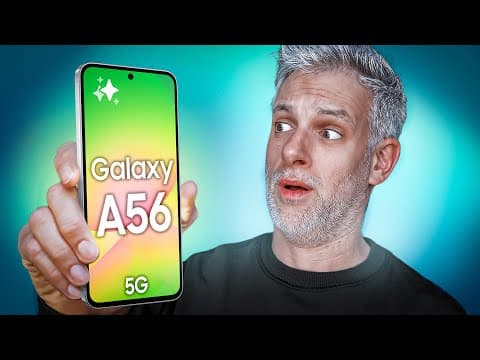 Je Teste le FABULEUX Samsung Galaxy A56 5G (et c'est peu dire)